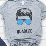 Dad Life and Kid Life Son on Solid Prints