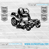 Zero Turn Lawn Mower Clipart