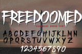 Freedoomed Brush Font
