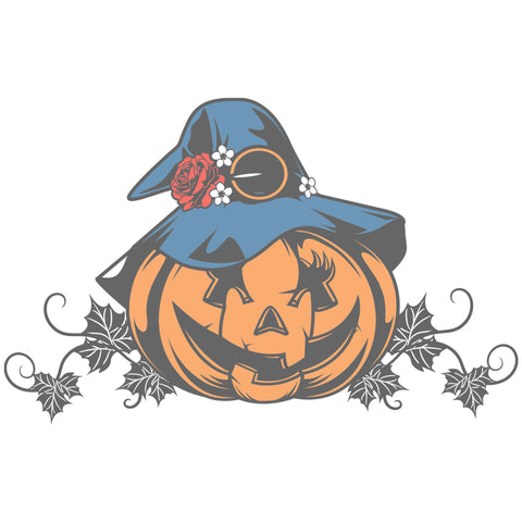 Scary Halloween inspired digital art concepts and illustrations art that works on smart cutting machines, with complete set of vector files such as SVG PNG AI EPS and JPEG
