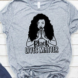 Black Lives Matter - Praying Woman