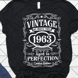 YEAR 1963 - AGED TO PERFECTION | 60th BIRTHDAY GIFT IDEA