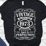 YEAR 1973 - AGED TO PERFECTION | 50th BIRTHDAY GIFT IDEA