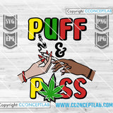 Puff and Pass | Smoking Weed Joint