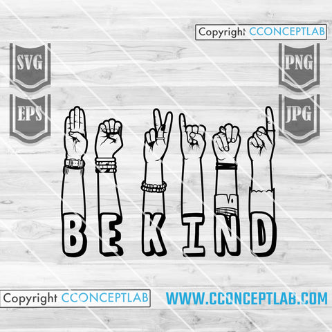 Be Kind Hand Sign