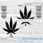 Marijuana Leaf | Cut Files | Svg | Eps | Png