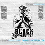 Black Man Praying | Black Lives Matter