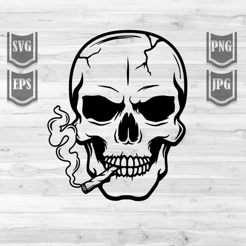 Skull Smoking Joint