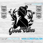 Good Vibes | Woman Smoking Joint