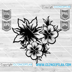Flower Cut Files | Lily Flowers | Floral
