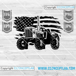 USA Tractor Clipart | US Farmer Life