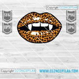 Cheeta Lips with Fangs | Vampire Lips