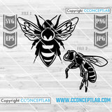 Bees Clipart | 2 Files