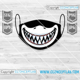 Shark Smile | Face Mask Design